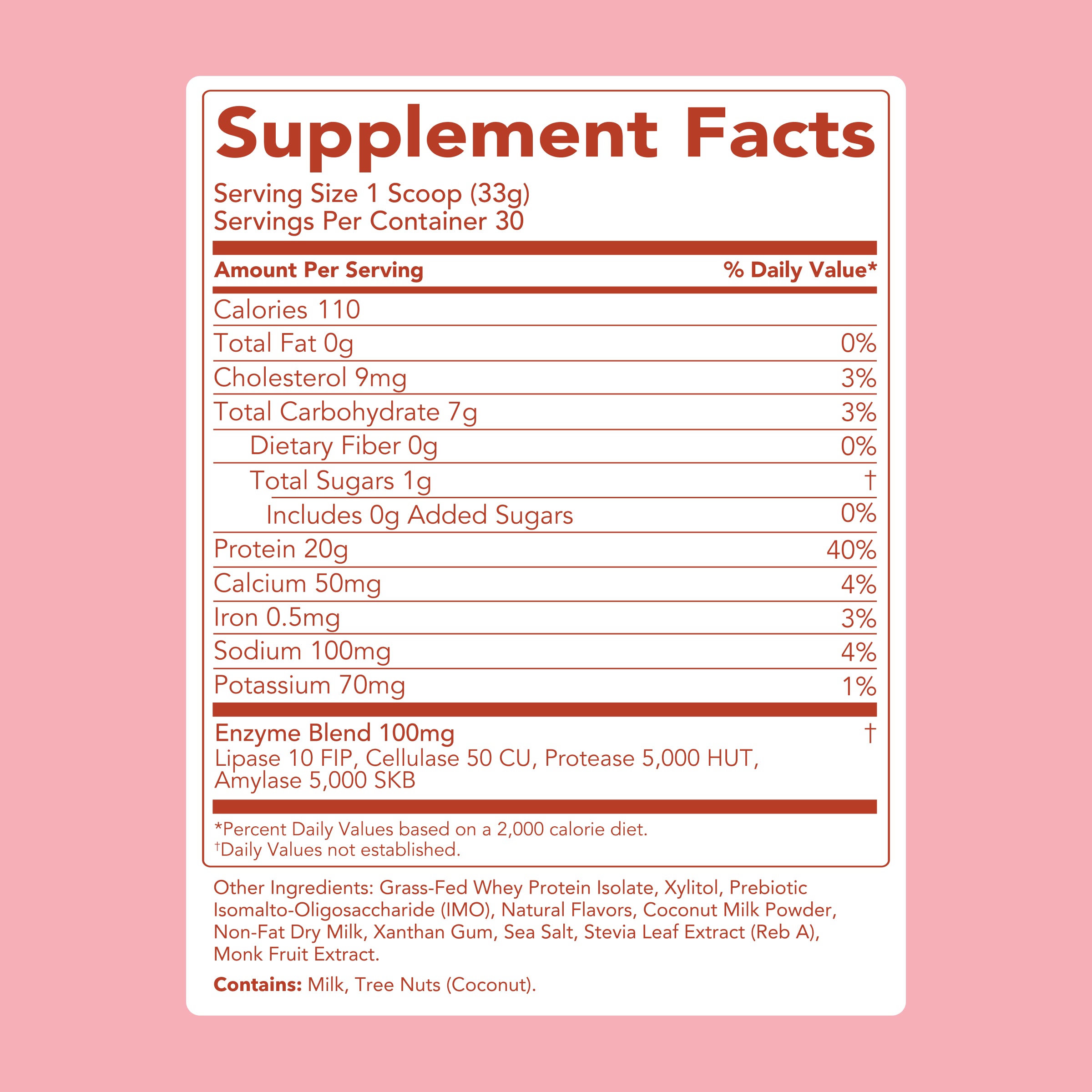 Protein Powder: Strawberry Cheesecake (30 Serving Bag)