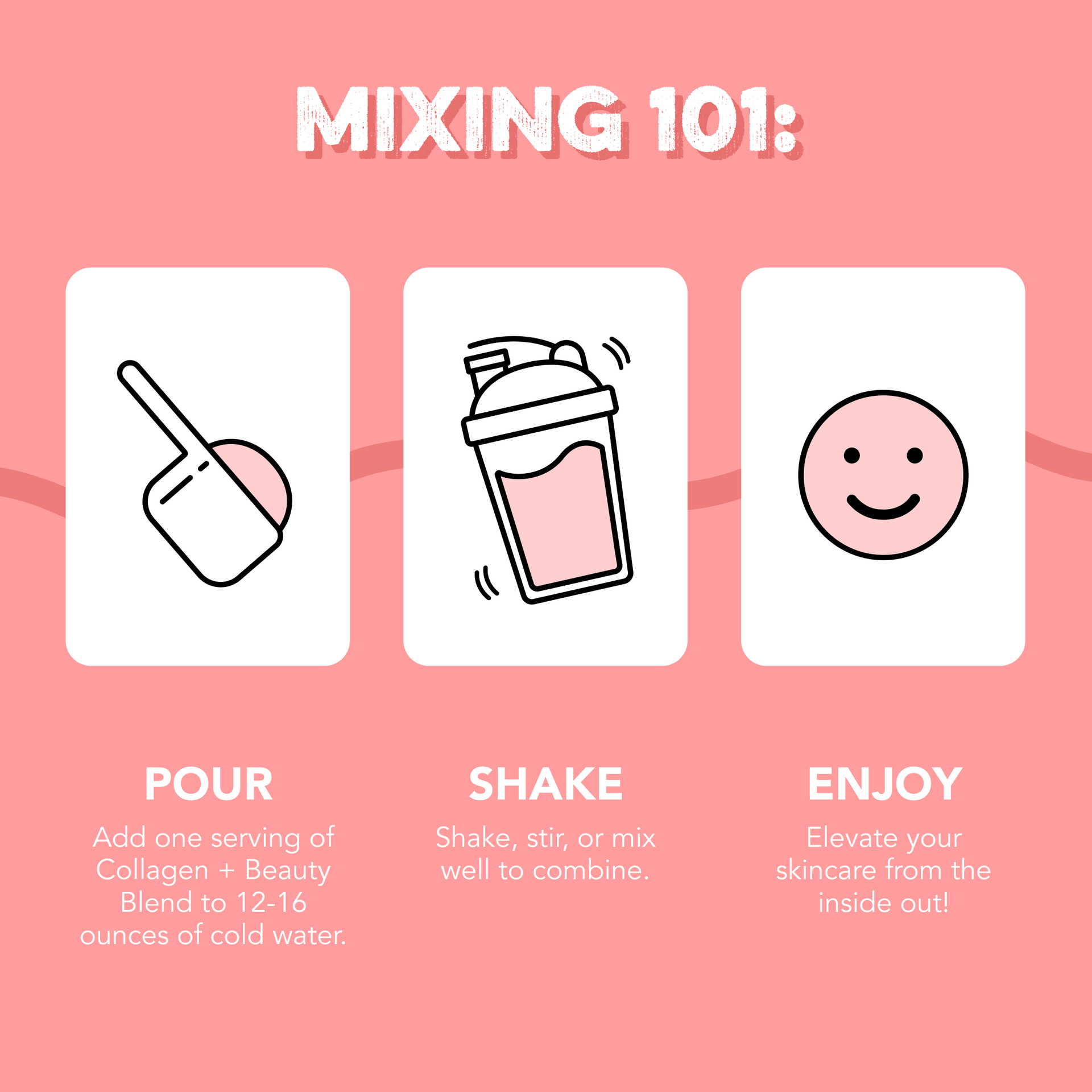 Collagen + Beauty Blend: Strawberry Colada (30 Serving)