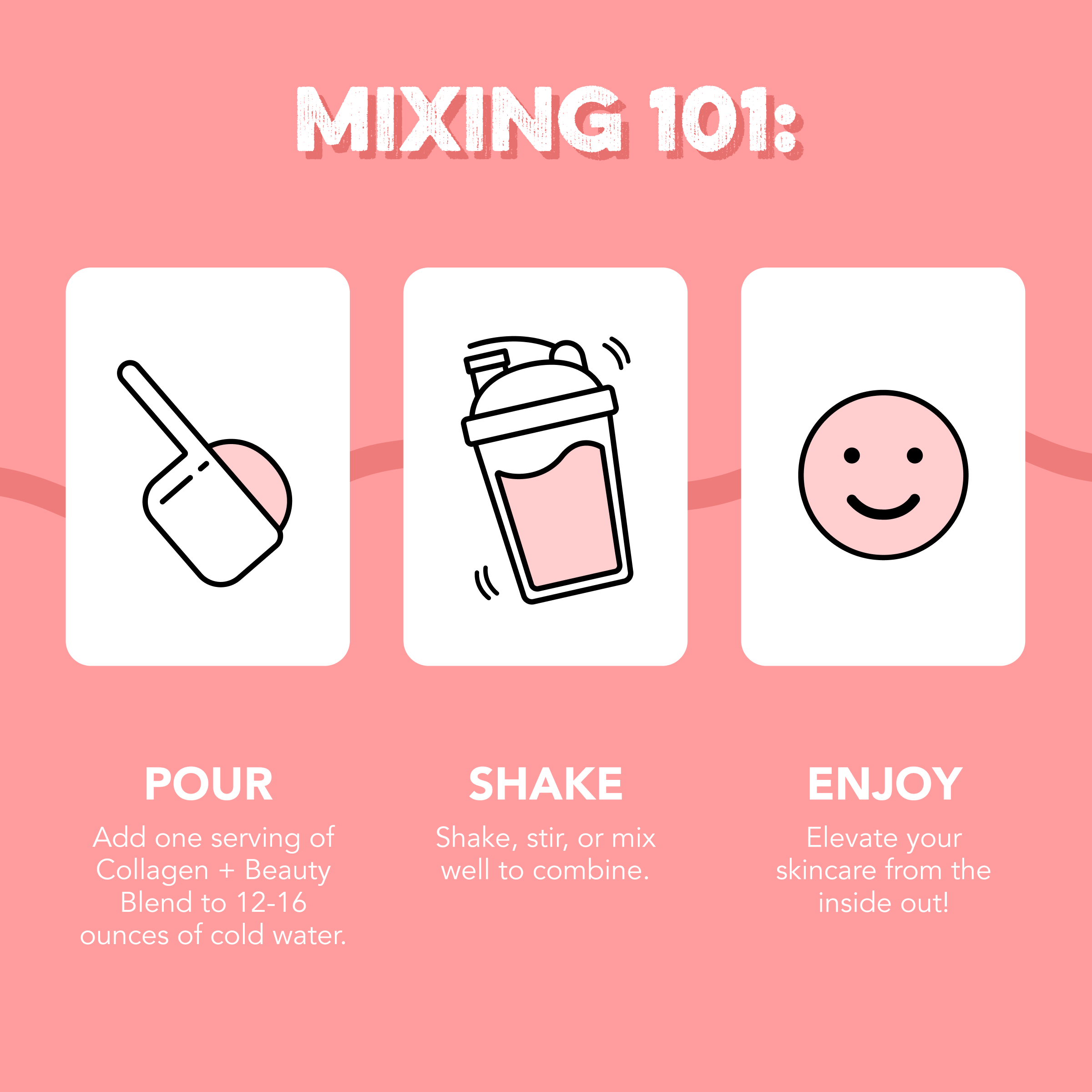 Collagen + Beauty Blend: Strawberry Colada (30 Serving)