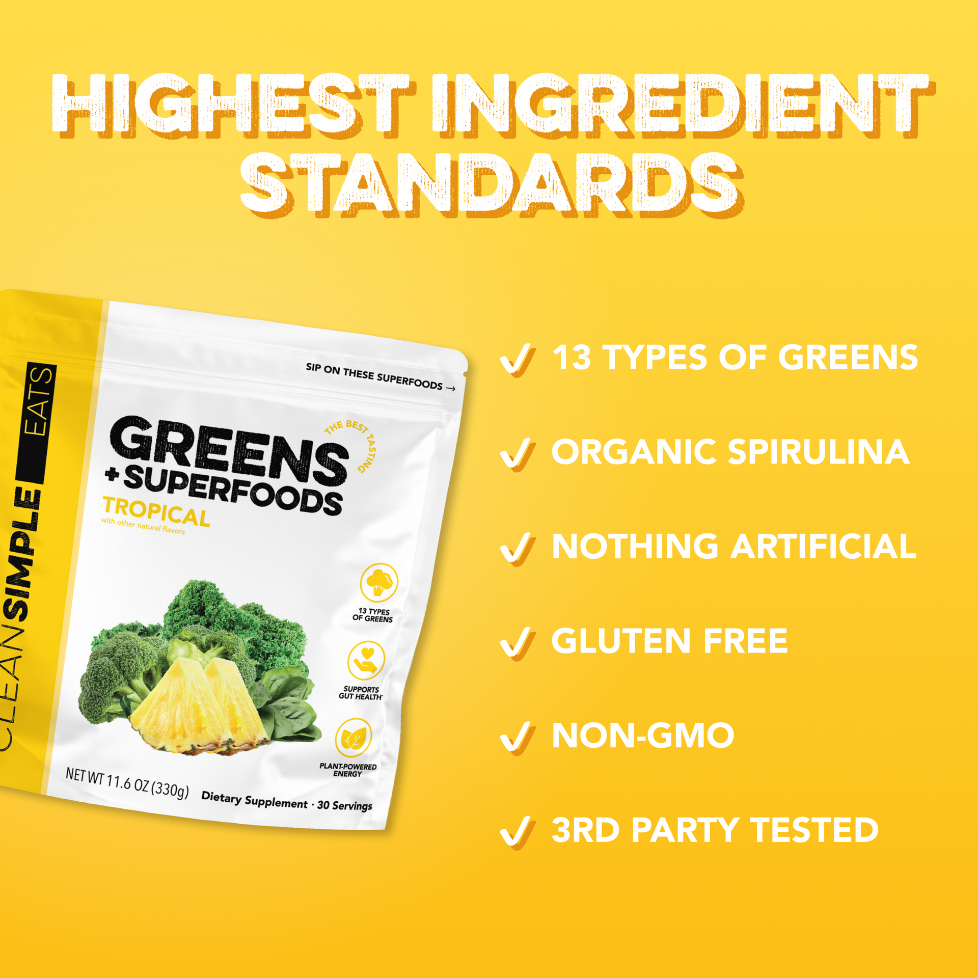 Greens: Tropical Super Greens Mix
