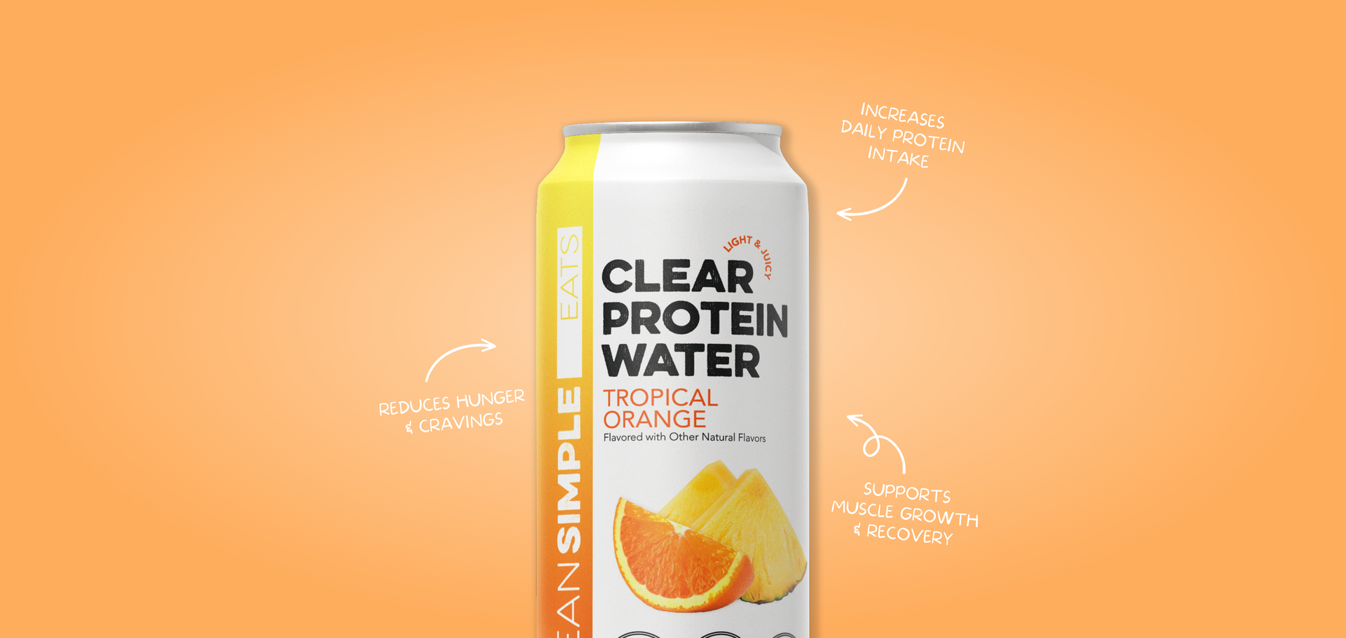 Clear Protein Water: Tropical Orange (12 Pack)