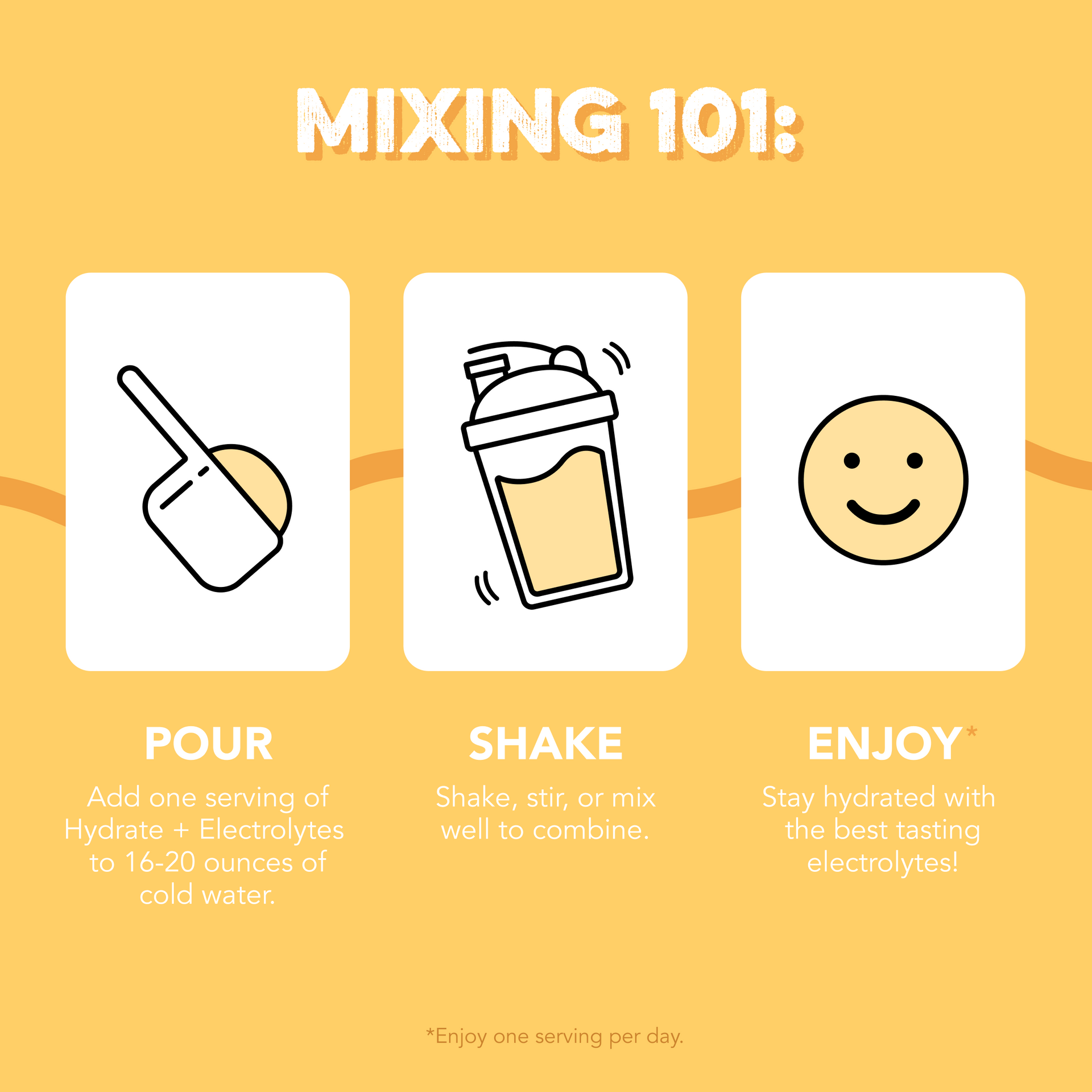 Hydrate + Electrolytes: Variety Pack (10 Single Serving Stick Packs)