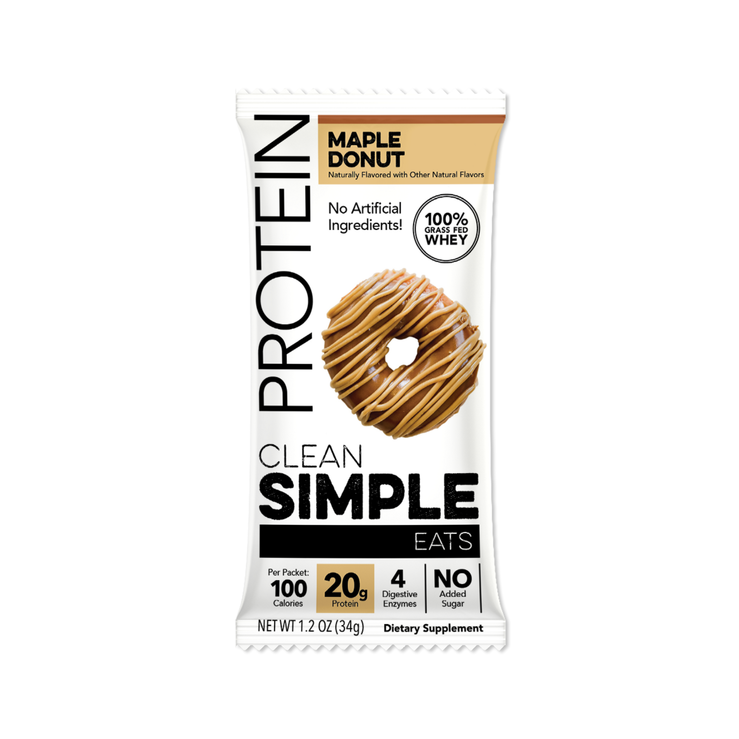 Protein Powder: Maple Donut (Single Serving Stick Pack Sample)
