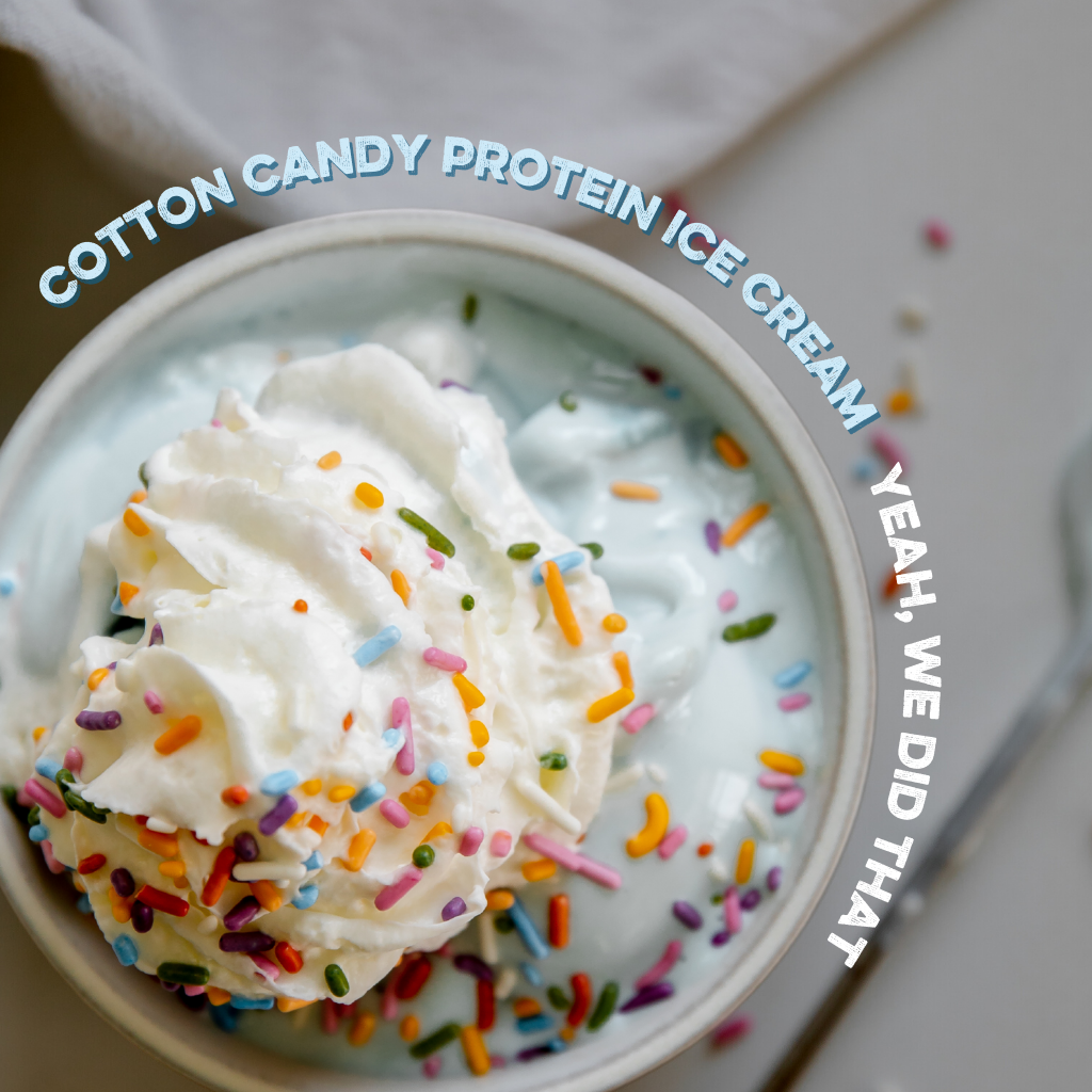 Protein Powder: Cotton Candy (10 Single Serving Stick Packs)